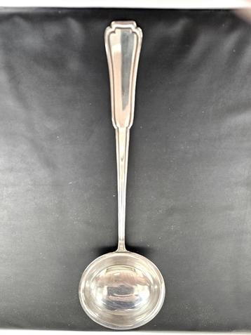Verzilverde soeplepel / pollepel. 1940-1950. beschikbaar voor biedingen
