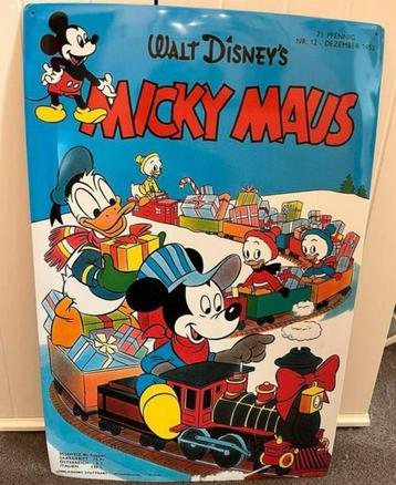 Emaille mickey mouse and friends  uit de jaren 2000. beschikbaar voor biedingen