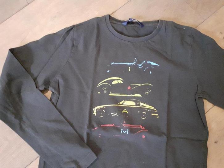 Maat 146 - JBC - zwarte longsleeve, Kinderen en Baby's, Kinderkleding | Maat 146, Zo goed als nieuw, Jongen, Shirt of Longsleeve