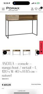 Pomax angela sidetable mango hout, Ophalen, Nieuw
