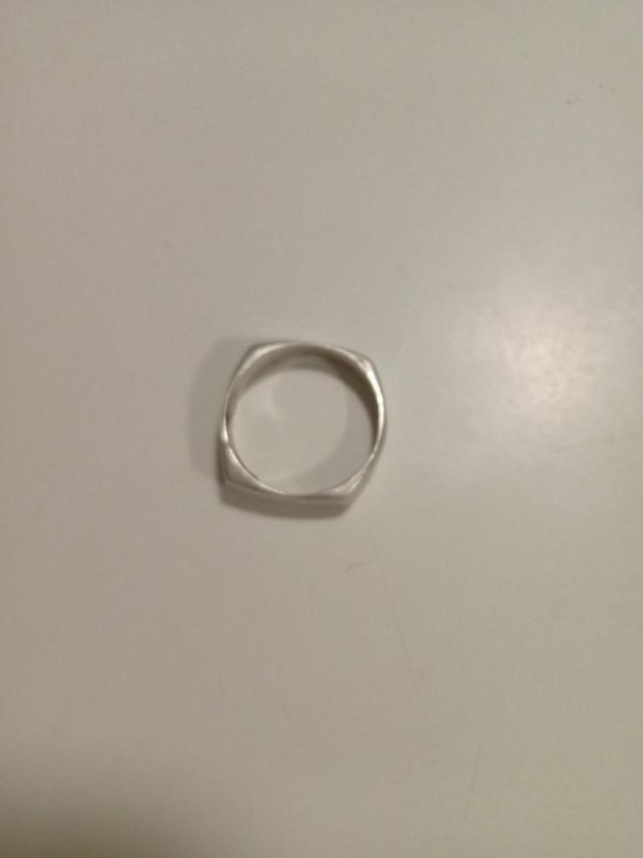Prachtige Vintage T 59 zilveren trouwring uit 1970, Handtassen en Accessoires, Ringen, Zilver, Zilver, Ophalen of Verzenden