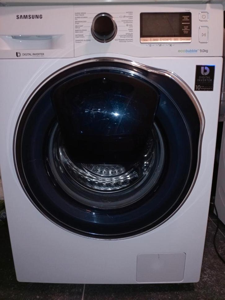 Samsung wasmachine eco bubbel 9kg., Elektronische apparatuur, Wasmachines, Ophalen