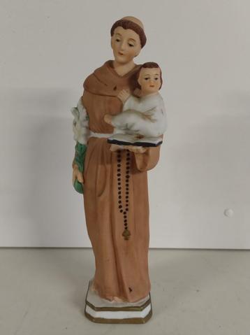 Porseleinen beeldje Heilige Antonius met baby, Enlèvement ou Envoi