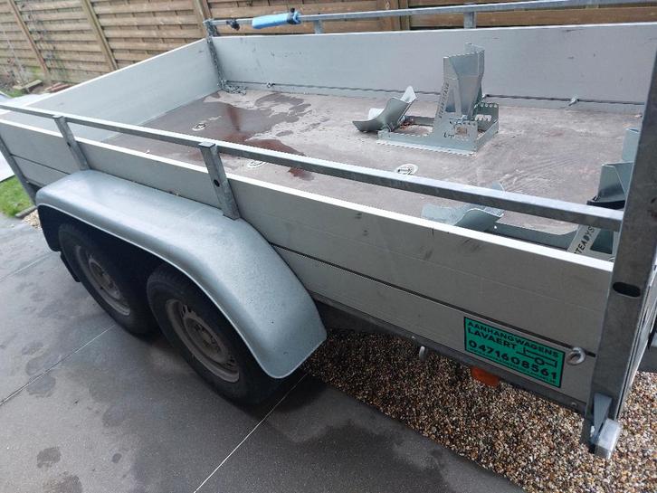 aanhangwagen ANSSEMS  BSX2500 301*150  geremd, Autos : Divers, Remorques, Comme neuf, Enlèvement