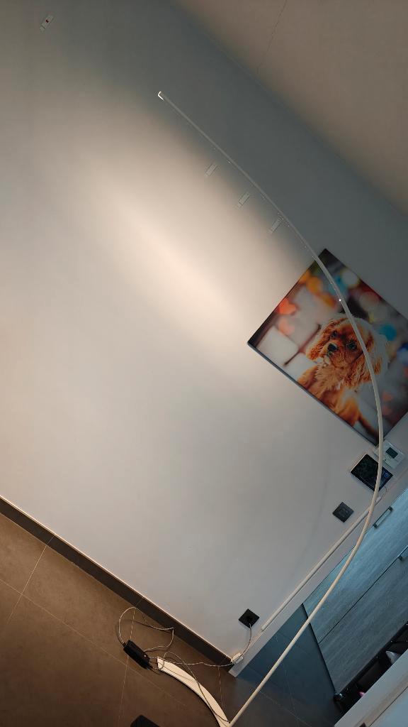 Booglamp, Maison & Meubles, Lampes | Lampadaires, Comme neuf, 150 à 200 cm, Métal, Enlèvement ou Envoi