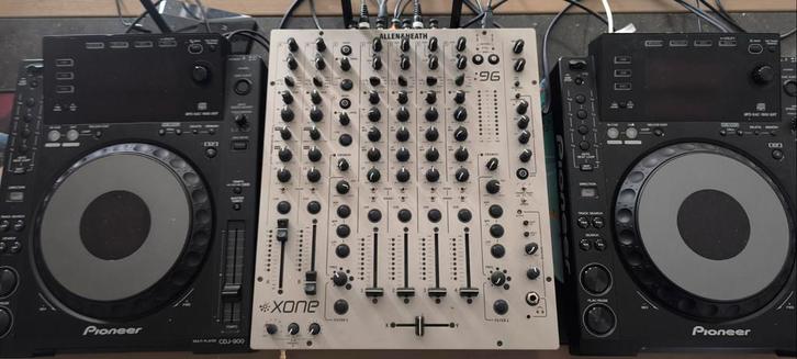 Allen&Heath Xone 96 + 2X Pioneer CDJ900 set, Muziek en Instrumenten, Dj-sets en Draaitafels, Pioneer, Ophalen