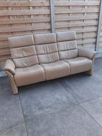 Echt lederen 3-zits zetel. Uitstekende staat !, Huis en Inrichting, Ophalen, Leer