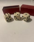 Set van 3 reclamedobbelstenen spel 421, Hobby en Vrije tijd, Gezelschapsspellen | Bordspellen, Ophalen of Verzenden, Zo goed als nieuw