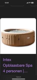 Jacuzzi 4pers., Tuin en Terras, Ophalen, Zo goed als nieuw, Grondzeil, Opblaasbaar