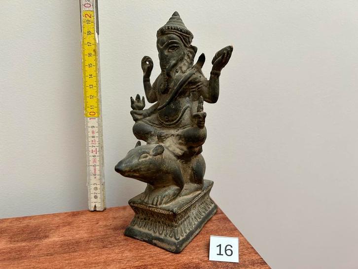 Ganesh - statue en bronze - 16, Antiquités & Art, Art | Art non-occidental, Enlèvement ou Envoi