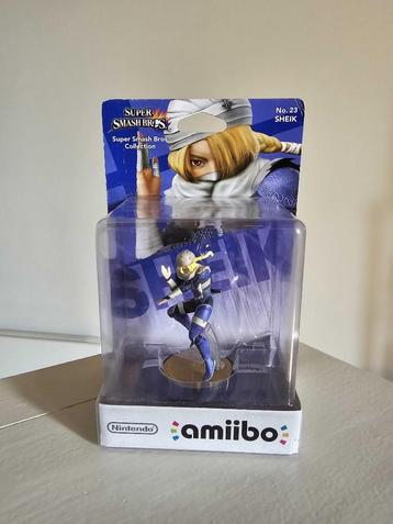 Amiibo Sheik No. 23 - Super Smash Bros - New & Sealed beschikbaar voor biedingen