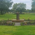 Oud roestlook dorpsfontein, Tuin en Terras, Ophalen of Verzenden, Nieuw, Beton, Fontein
