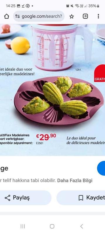 Nieuwe multiflex madeleine van tupperware  beschikbaar voor biedingen