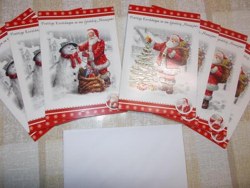 Kerst- en Nieuwjaarskaartjes met enveloppen, Diversen, Kerst, Nieuw, Ophalen of Verzenden