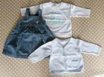 Jeanskleedje & T-shirt Premaman + golfje, mt 62, Kinderen en Baby's, Babykleding | Maat 62, Gebruikt, Meisje, Jurkje of Rokje