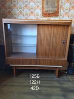 Vintage retro barkast/vitrinekast jaren 70, Ophalen, Huis en Inrichting