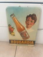 Blikken bord hougardia limonade 1955, Utilisé, Enlèvement ou Envoi, Panneau publicitaire