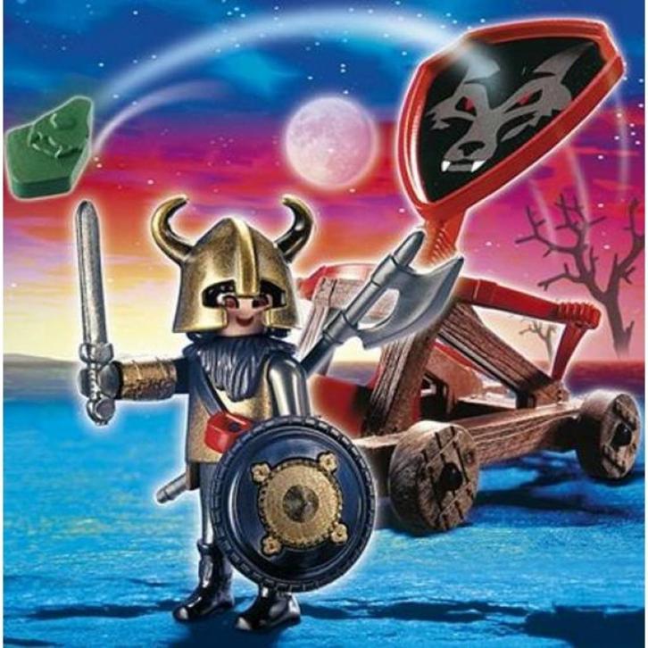 Playmobil Wolvenridder Katapult – Set 4812:, Kinderen en Baby's, Speelgoed | Playmobil, Zo goed als nieuw, Complete set, Ophalen