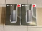 SG Lighting - metro wandopbouw LED grafiet 2x6W LED GU10, Ophalen, Nieuw, Metaal