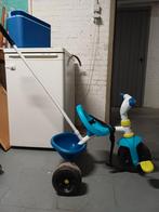 Driewieler met duwstang, Ophalen, Duwstang