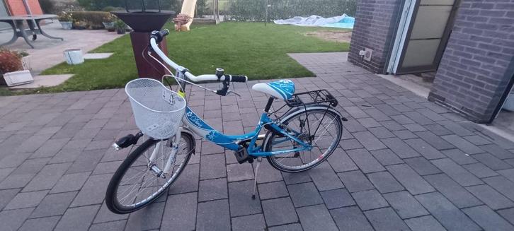 Blauwe fiets Diva meisje jongen 26 inch, Fietsen en Brommers, Fietsen | Jongens, Gebruikt, 22 inch, Handrem, Versnellingen, Ophalen