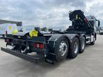 Mercedes Arocs 3240 met hiab 232.5 + nieuw containersysteem, Automaat, Stof, Wit, Mercedes-Benz