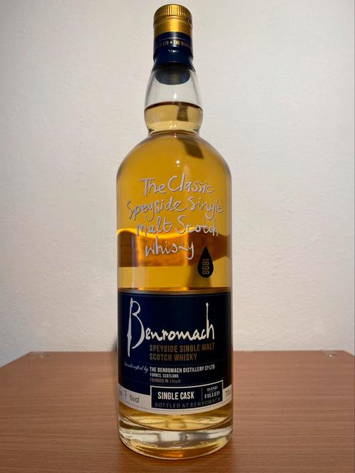 Whisky Benromach Hand Filled At The Distillery, Collections, Vins, Pleine, Enlèvement ou Envoi