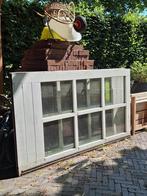 Merbouw houten terrasdeuren., Doe-het-zelf en Bouw, Raamkozijnen en Schuifdeuren, Ophalen, Gebruikt, Hout