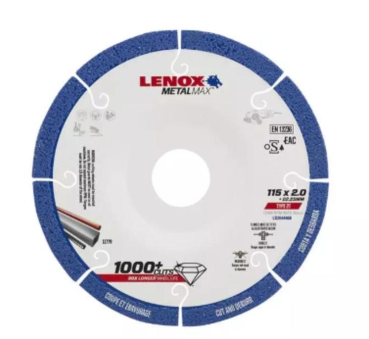 LENOX METALMAX diamantzaagblad 115 x 2,0 x 22,23 mm, Doe-het-zelf en Bouw, Gereedschap | Slijpmachines, Nieuw, Haakse handslijpmachine