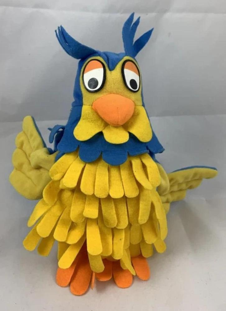 Fabeltjeskrant Meneer de Uil handpop 30cm Interimage knuffel, Kinderen en Baby's, Speelgoed | Knuffels en Pluche, Zo goed als nieuw