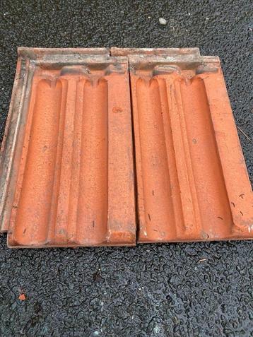 Lot ttr pannen rood, Doe-het-zelf en Bouw, Dakpannen en Dakbedekking, Ophalen, Gebruikt, Rood, Dakpannen