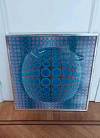 Cadre vintage Vasarely Vega des années 1970., Enlèvement