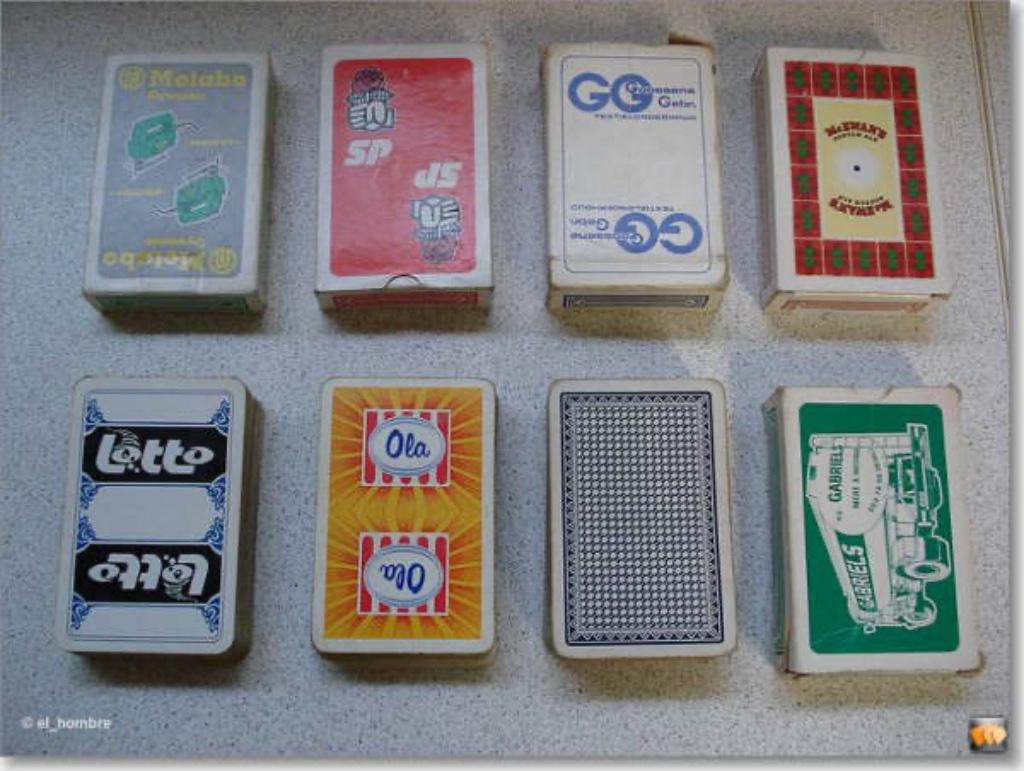 speelkaarten, Collections, Envoi, Utilisé, Carte(s) à jouer