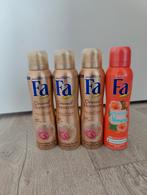 4 nieuwe Fa deo's, Ophalen of Verzenden, Nieuw, Deodorant of Bodyspray