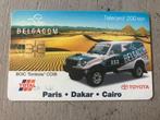 Carte téléphonique Belgacom Toyota Total Paris Dakar Le Cair, Collections, Enlèvement ou Envoi