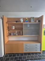 Wandkast, Huis en Inrichting, Ophalen, Gebruikt, 200 cm of meer, Glas