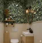 Papier peint vinyle motif mur végétal vert, Envoi, 75 m² ou plus, Vert, Ikea