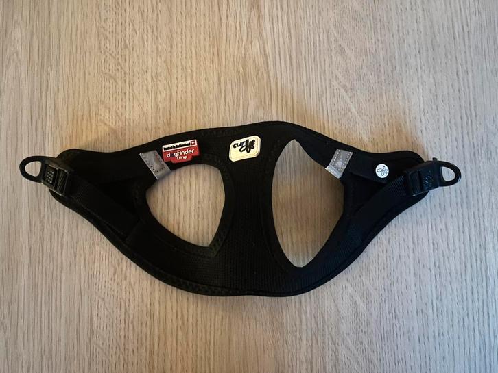 Zwart hondenharnas Curli maat 2XS, Dieren en Toebehoren, Hondenriemen, Zo goed als nieuw, Hondenriem-accessoire, Ophalen of Verzenden
