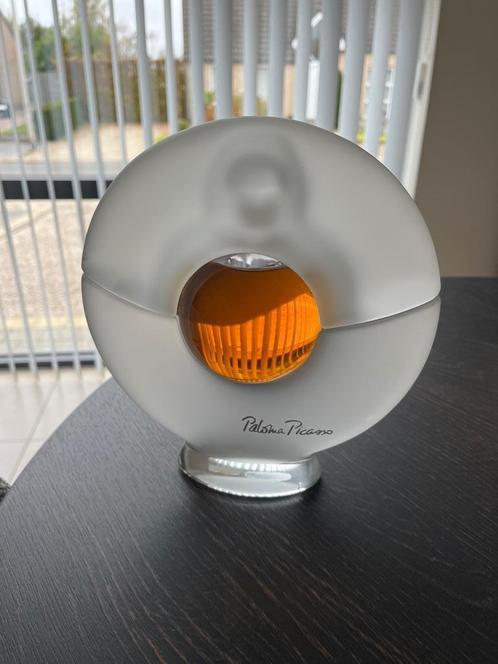 Grote parfumfles Paloma Picasso in art glass geseald 1984, Verzamelen, Parfumverzamelingen, Zo goed als nieuw, Parfumfles, Gevuld