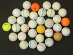 Golfballen in beste staat, 34 stuks verscheidene kleuren, Sports & Fitness, Golf, Utilisé, Enlèvement ou Envoi, Balle(s)