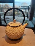 Witte Japanse gietijzer theepotje, Huis en Inrichting, Ophalen