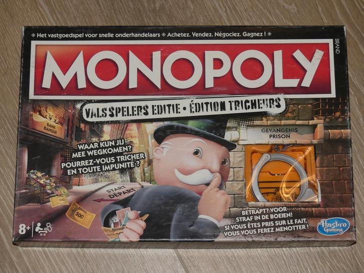 Monopoly Valsspeler editie, Hobby en Vrije tijd, Gezelschapsspellen | Bordspellen, Zo goed als nieuw, Drie of vier spelers, Ophalen of Verzenden