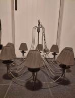 Lustre élégant avec abat-jour en tissu — style campagnard, Enlèvement, Comme neuf