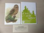 Genummerde tekening Buzin Velduil met certificaat 59/400, Ophalen of Verzenden