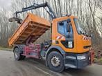 Renault Premium 210 3 zijd. Kipper+ Kraan Hiab 060-2 / TOP T, Auto's, Achterwielaandrijving, Renault, Bedrijf, Te koop