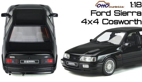 Ford Sierra 4x4 Cosworth Zwart Otto Mobile NIEUW 1/18 OT854, Hobby en Vrije tijd, Modelauto's | 1:18, Nieuw, Auto, OttOMobile