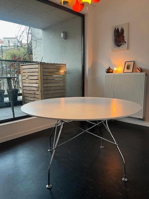 Design tafel Kartell Glossy, Huis en Inrichting, Keuken | Keukenelementen, Zo goed als nieuw, Minder dan 100 cm, 100 tot 150 cm
