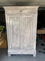 Armoire garde-robe, 100 à 150 cm, Utilisé, Autres essences de bois, Avec tiroir(s)