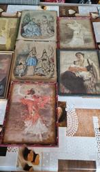 Ingelijste antieke gravuren, Ophalen