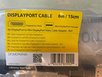 DisplayPort naar mini-DisplayPort adapter